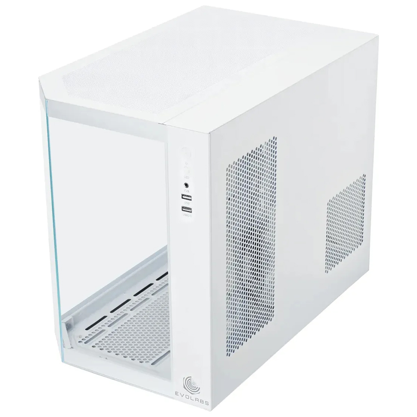 Gabinete Evolabs Primacy Evo-3000mw 3 Fan Argb Mid Tower Blanco